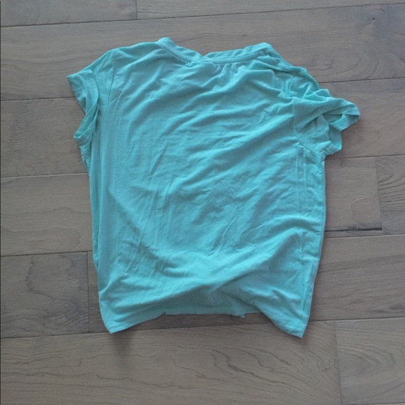 BEAUTIFUL BLUE CASUAL TIE UP TEE SHIRT - Picture 3 of 3